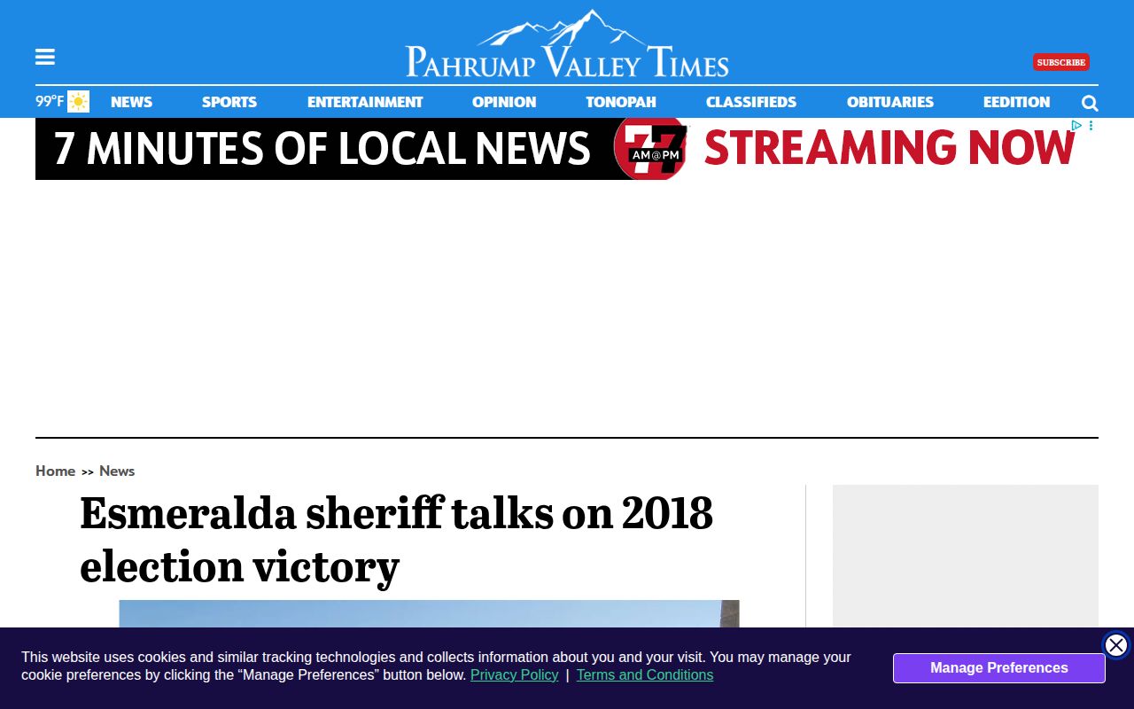 Historical Esmeralda County arrest report source for 24-hour releases